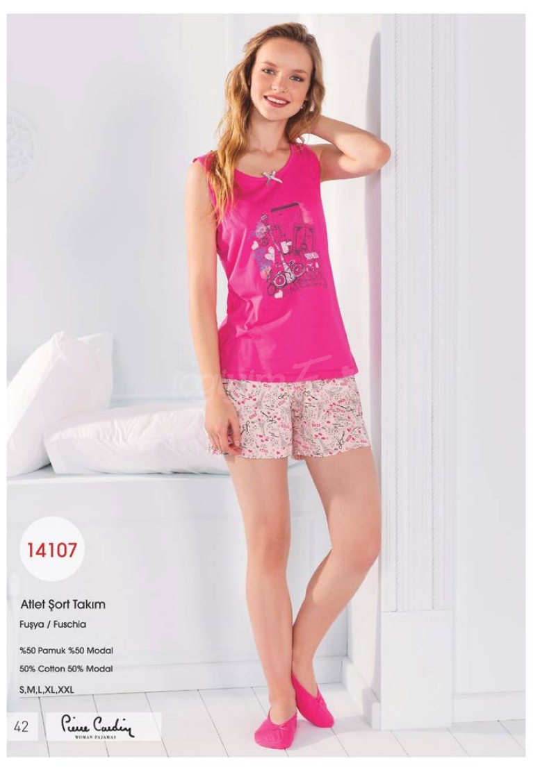 Pierre Cardin Bayan Yazlık Atlet Şort Takım 14107