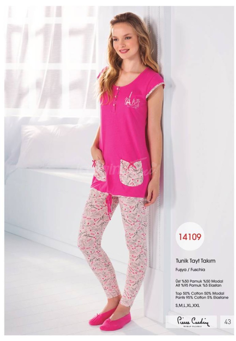 Pierre Cardin Bayan Yazlık Tunik Tayt Takım 14109