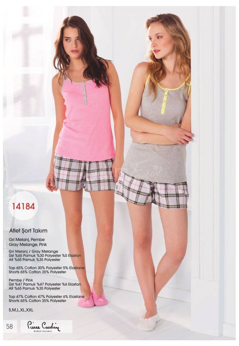 Pierre Cardin Bayan Yazlık Atlet Şort Takım 14184