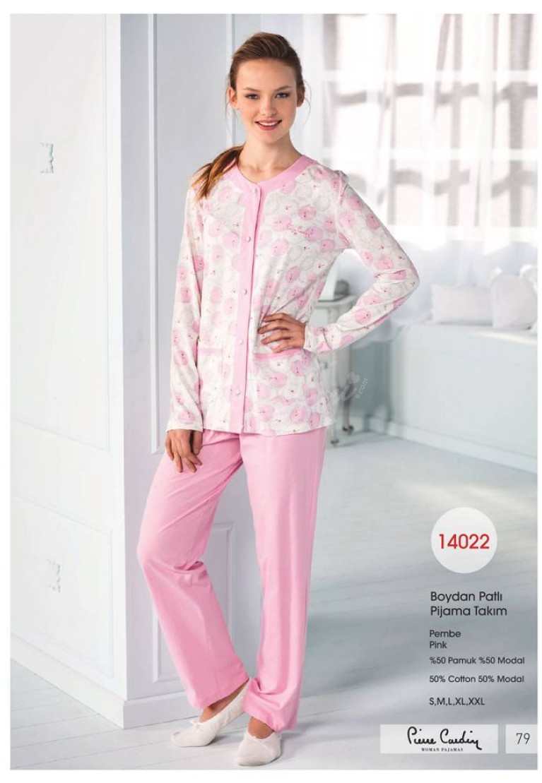 Pierre Cardin Bayan Boydan Patlı Pijama Takım 14022