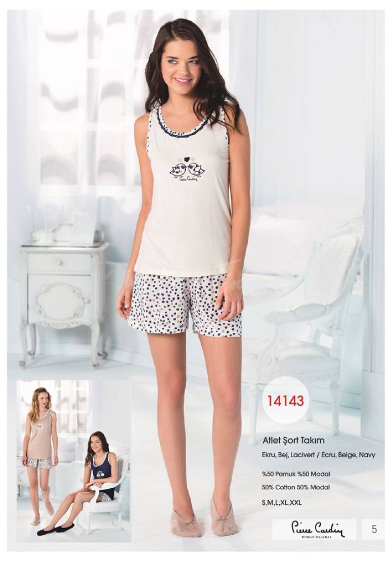 Pierre Cardin Bayan Yazlık Atlet Şort Takım 14143