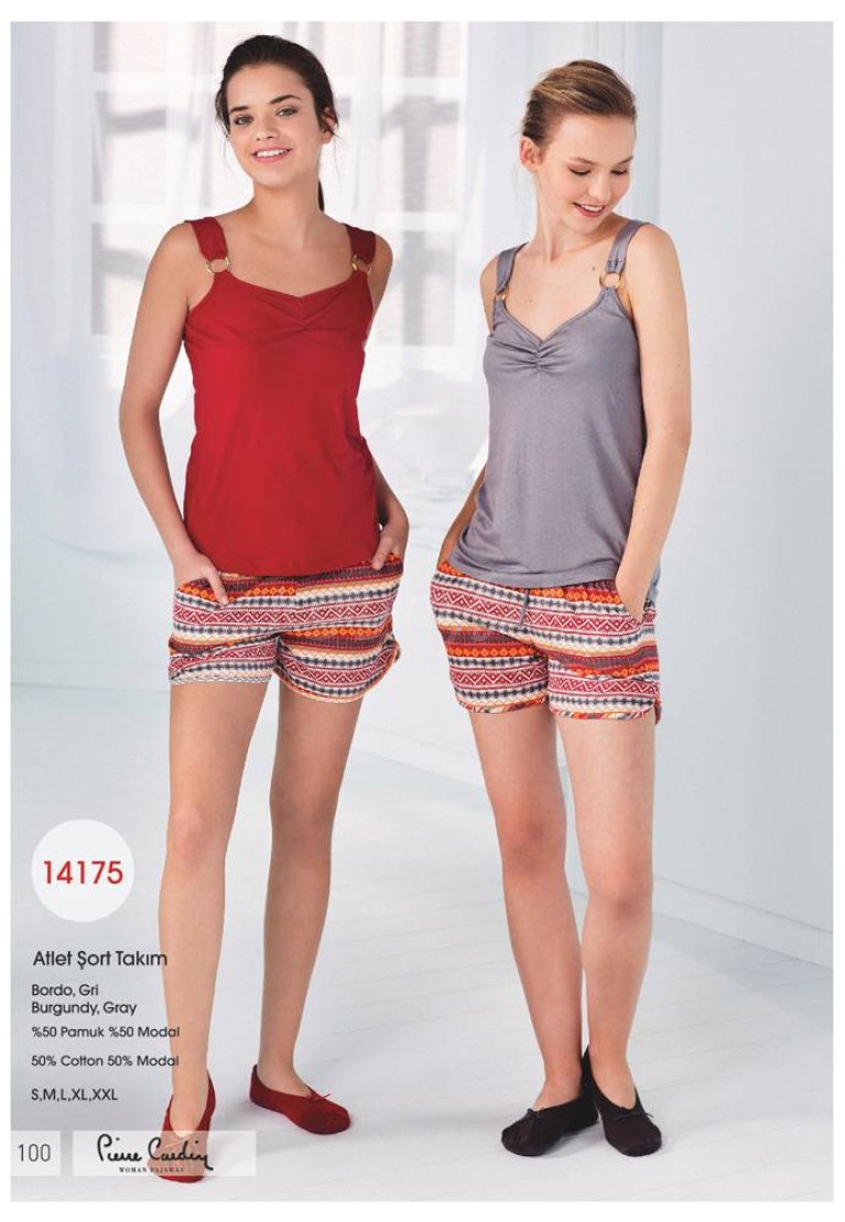 Pierre Cardin Bayan Yazlık Atlet Şort Takım 14175