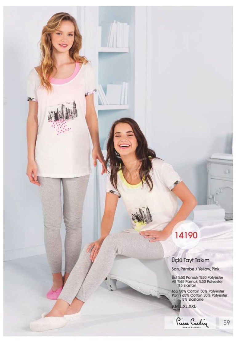 Pierre Cardin Bayan Yazlık 3'lü Tayt Takım 14190