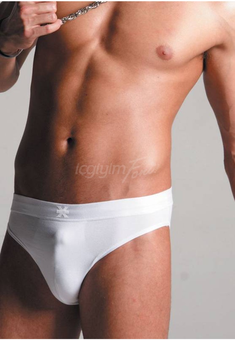 X-Man İç Giyim LİKRALI Erkek Kumaş Bel Slip 713