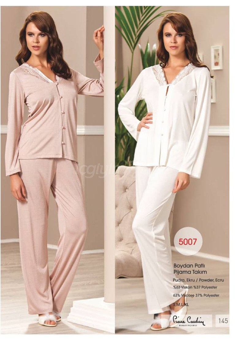 Pierre Cardin Bayan Boydan Patlı Pijama Takım 5007