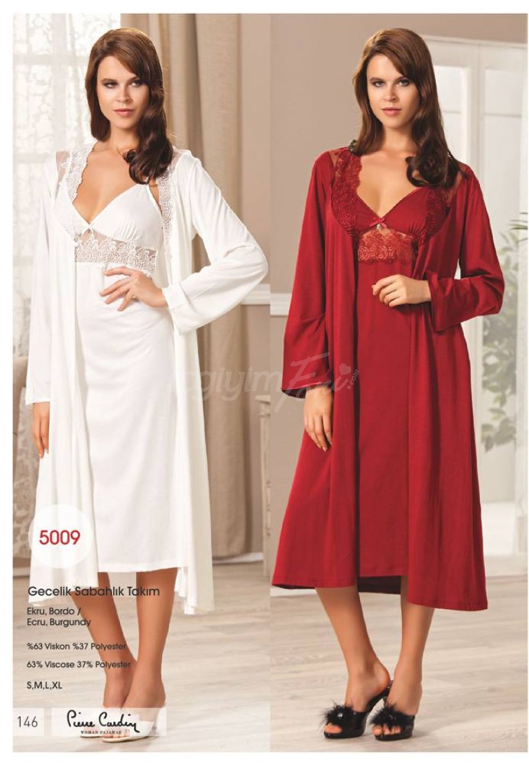 Pierre Cardin Bayan Gecelik Sabahlık Takım 5009
