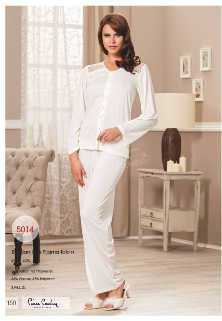Pierre Cardin Bayan Boydan Patlı Pijama Takım 5014