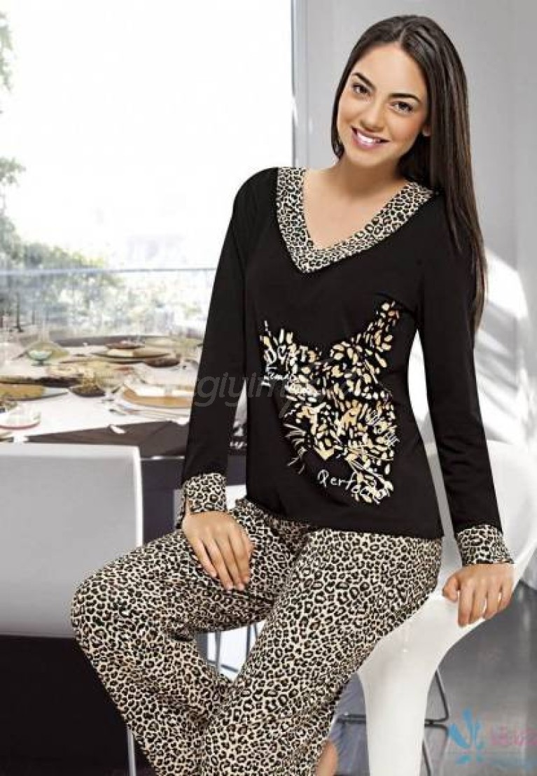 Gümüş Bayan Kışlık Pijama Takım 9221