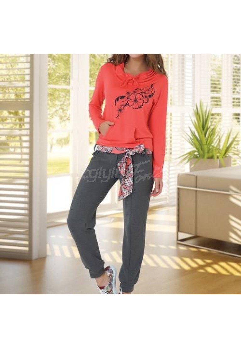 Anıl Bayan T-shirt Pantolon Takım 9223