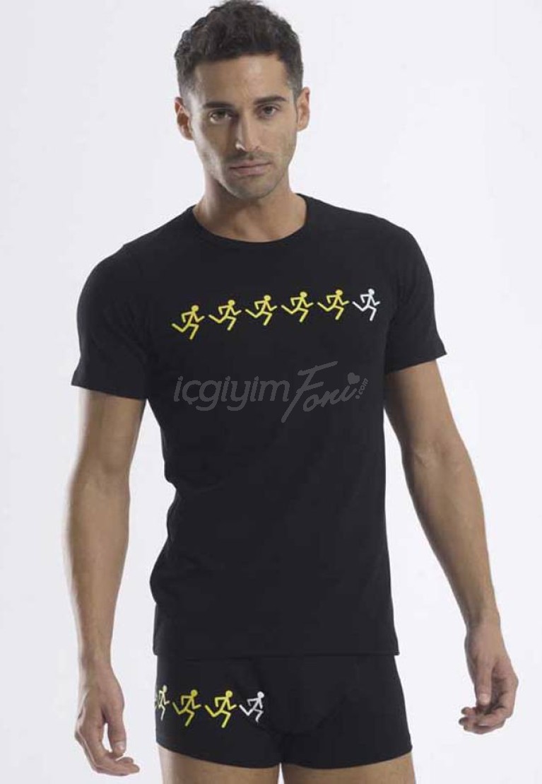 Berrak Likralı Modal Athletic Erkek Body 1034