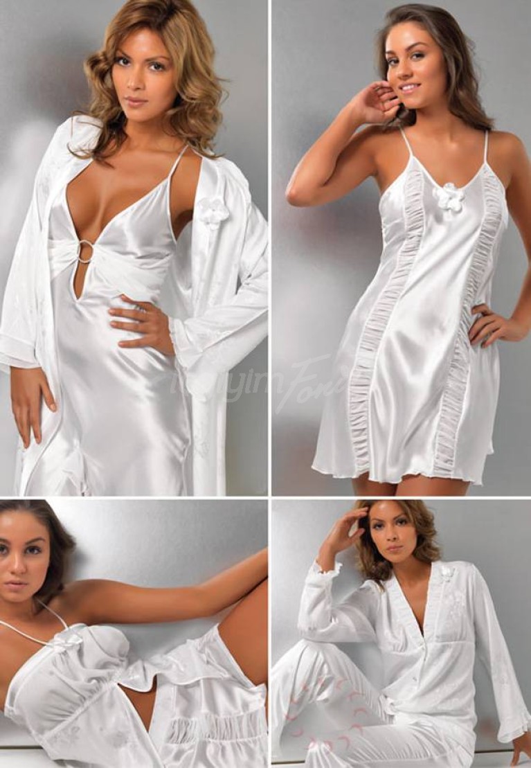 Bondy Saten 7'li Sabahlık Takım BD-2284E