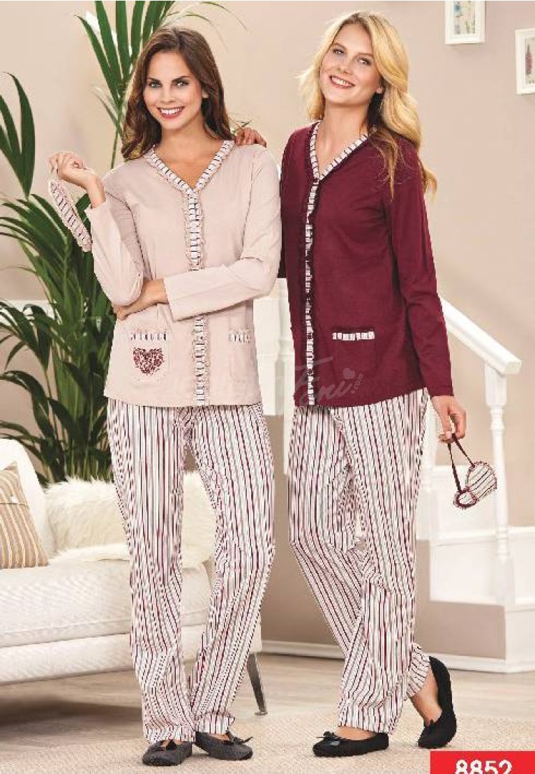 Pierre Cardin Boydan Patlı Pijama Takım 8852
