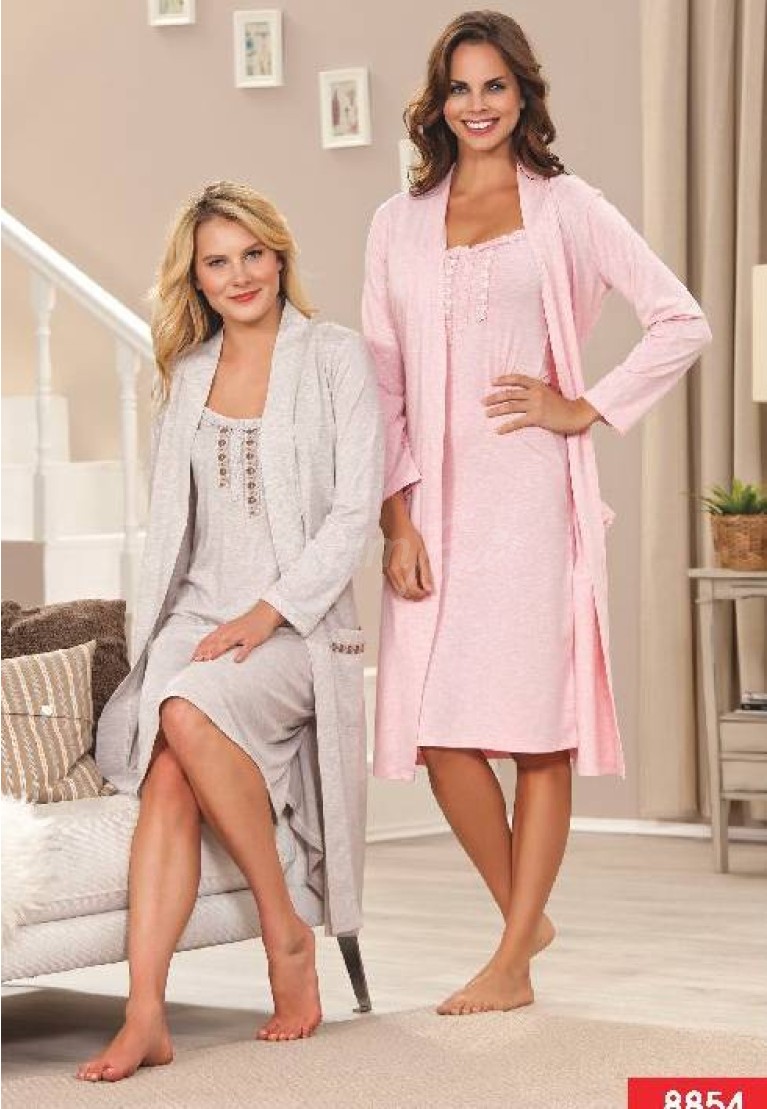 Pierre Cardin Gecelik Sabahlık Takım 8854