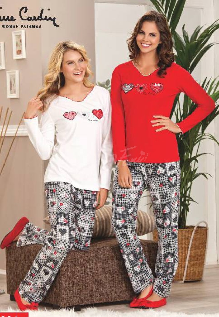 Pierre Cardin Yuvarlak Yaka Pijama Takım 8804