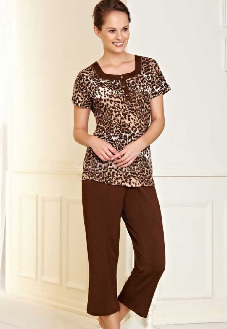 Pierre Cardin Leopar Desenli Kapri Takımı 8749 
