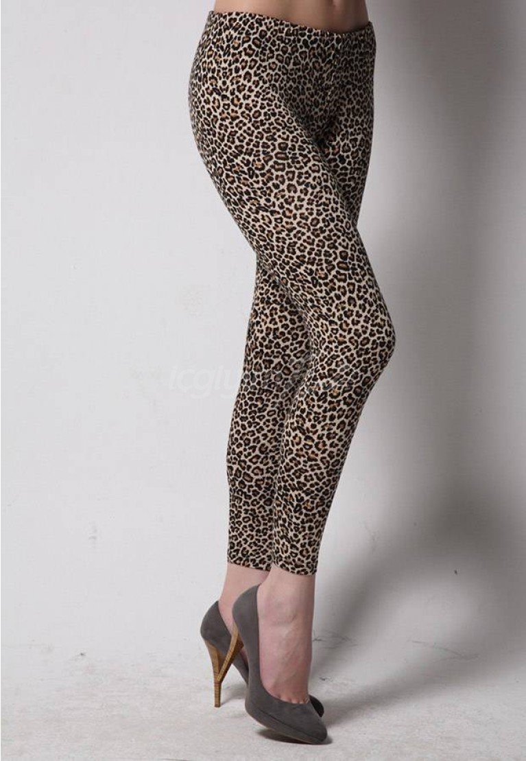 Yakıcı Leopar Tayt 5045