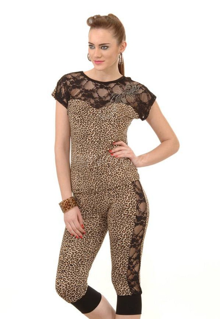 Yakıcı Leopar Kapri Takım 3585