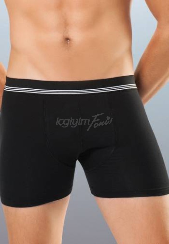 Anıt İç Giyim Çizgili Likralı Erkek Boxer 1252