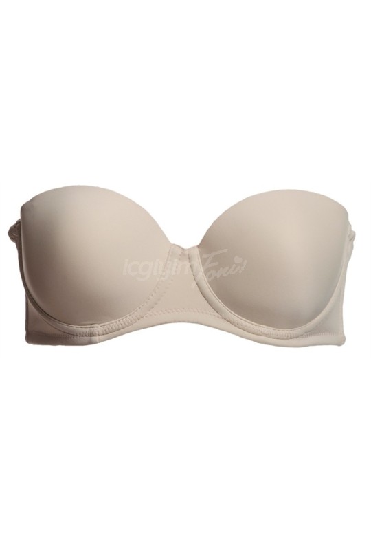 Pierre Cardin 6025 Carine Straplez Push Up Tek Sütyen Ten