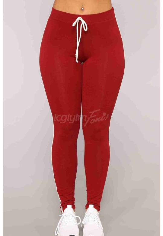Merry See Penye Eşofman Pijama Alt Kırmızı MS40499-Kırmızı