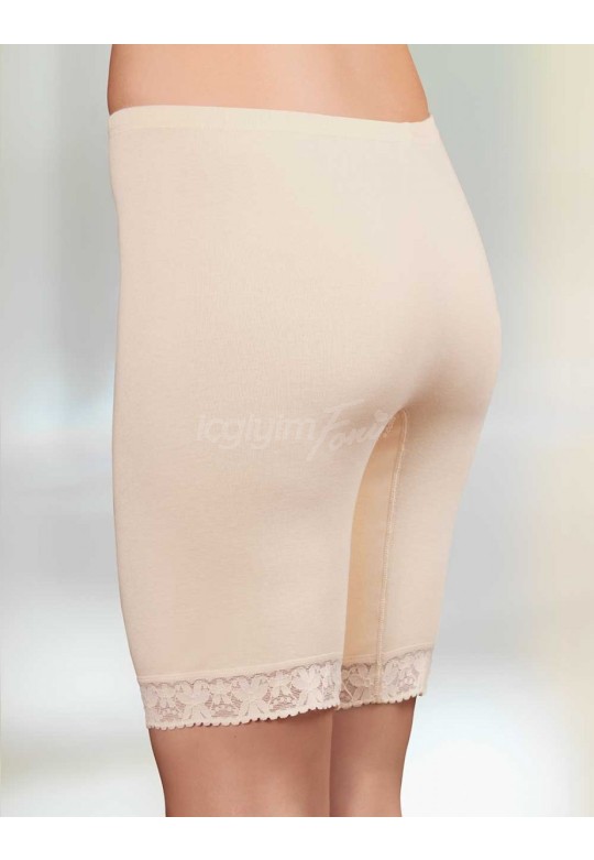 Şahinler Dantelli Ribana Tayt Krem MB005-KR