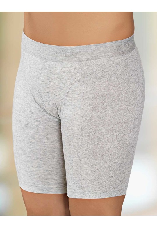 Şahinler Likralı Uzun Boxer Gri ME114-GR