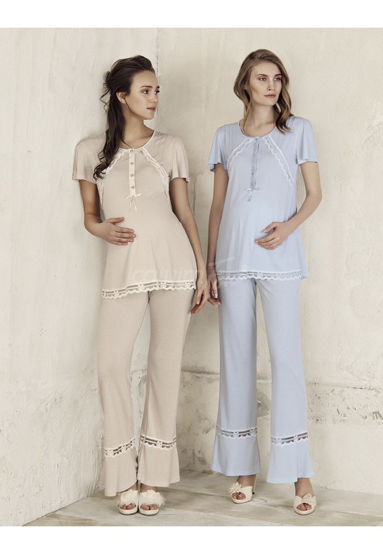 Artış Lohusa Pijama Takım  -3304