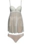 Pierre Cardin 4645 Patience Soft Push-Up Gecelik Takımı Ekru