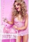Merry See Dantel Babydoll Pembe MS2606-Pembe