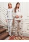 Bone Club İnterlok Nakışlı Hamile Ve Lohusa Pijama Takımı 4620