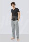 Cacharel Kısa Kollu Poplin Pijama Takım  2185/YEŞİL