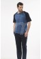 Cacharel Düz Reglan Patlı Kısa Kol Pijama  2115/İNDİGO