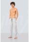 Cacharel Erkek Kareli Tek Alt Pijama  2178/OLIVE