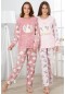 Estiva Kadın Welsoft Kuğulu Pijama Takımı  19349