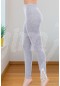 Lady Penye Beyaz Güpürlü Bayan Tayt 8152