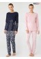 Mod Collection %100 Pamuklu Pijama Takım  3383
