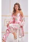 Nurteks 3 Lü Saten Pijama Takım 5957