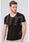 Cacharel Erkek T-Shirt (Slim Fit)  2170/SİYAH