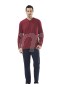Cacharel Emprime Baskılı Patlı Uzun Kollu Pijama  2148/BORDO
