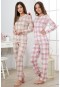 Estiva Viskon Kareli Pijama Takımı  19371