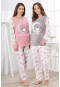 Estiva Kadın Welsoft Pijama Takımı  19345