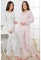 Estiva Viskon Kalp Puantiyeli Pijama Takımı  19376