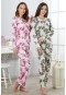 Estiva Viskon Çiçekli Pijama Takımı  19374