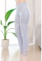 Lady Paça Kenarları İnce Dantelli Bayan Tayt 8150
