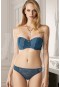 Pierre Cardin Balenli Straplez Destekli Sütyen Takım 4571_L.YEŞİL