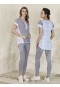 Artış Taytlı Ekose Tunık Pijama Takım  -3216