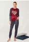 Us Polo Yuvarlak Yaka Pijama Takımı 16268-2