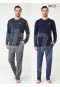 Mod Collection Uzun Kol Erkek Pijama Takımı  3339