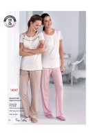 Pierre Cardin Bayan Yazlık Robalı Patlı Pijama Takımı 14047