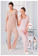 Pierre Cardin Bayan V Yaka Pijama Takım 14040